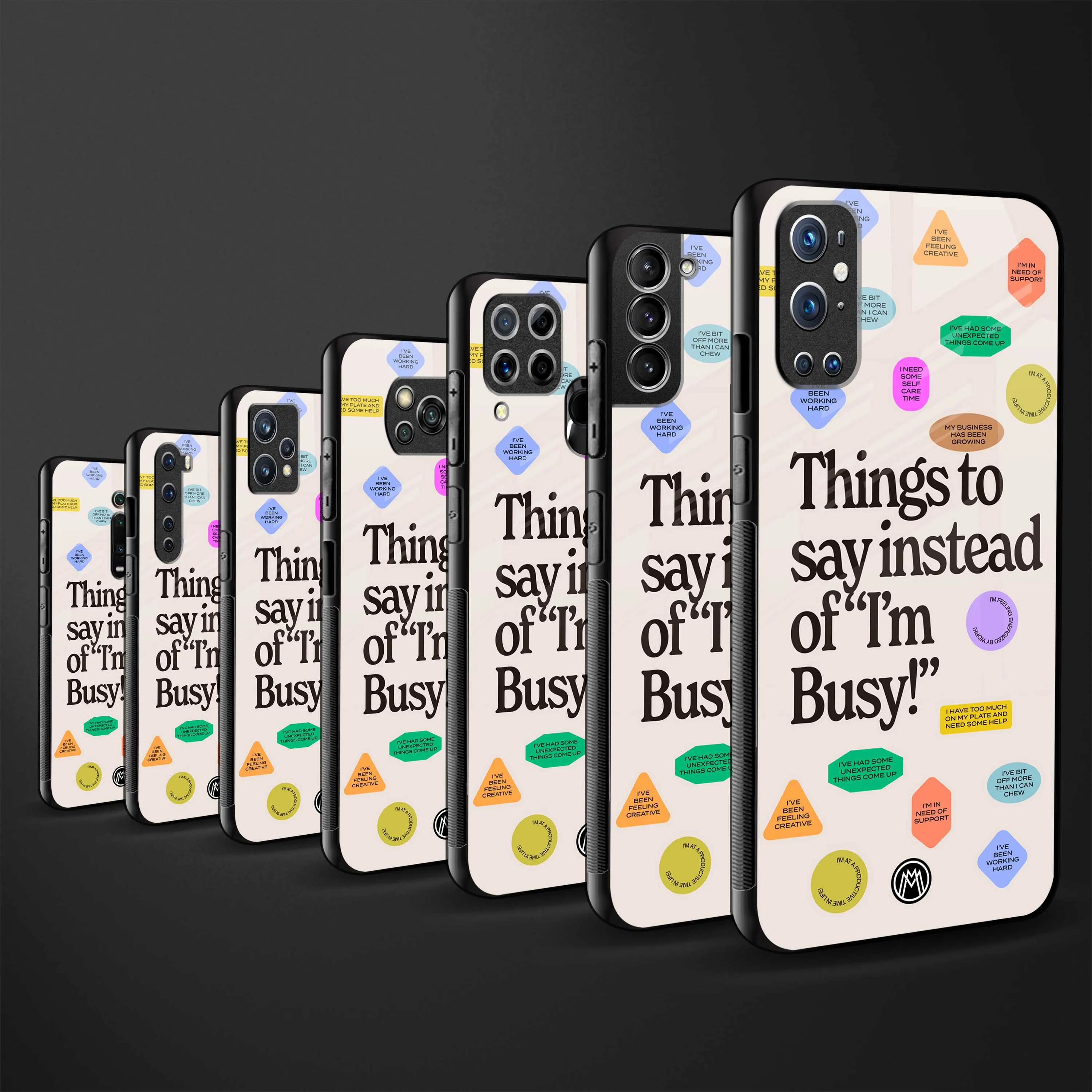 10 Things To Say Phone Case for iPhone 14 Pro | Glass Case