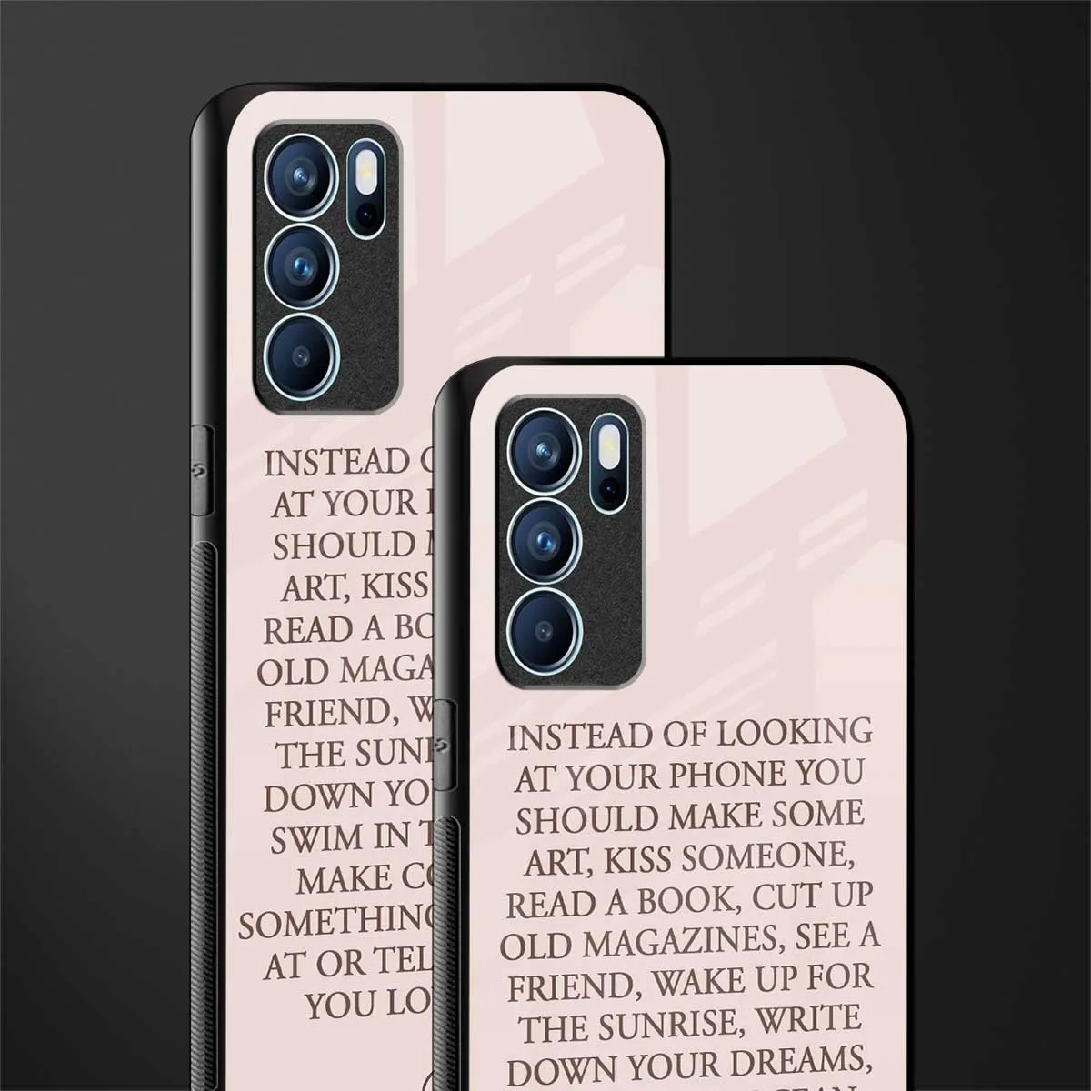 11 Things To Do Phone Case for OPPO Reno6 5G | Glass Case