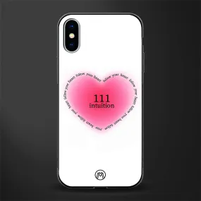 111 Intuition Phone Case for IPhone XS | Glass Case