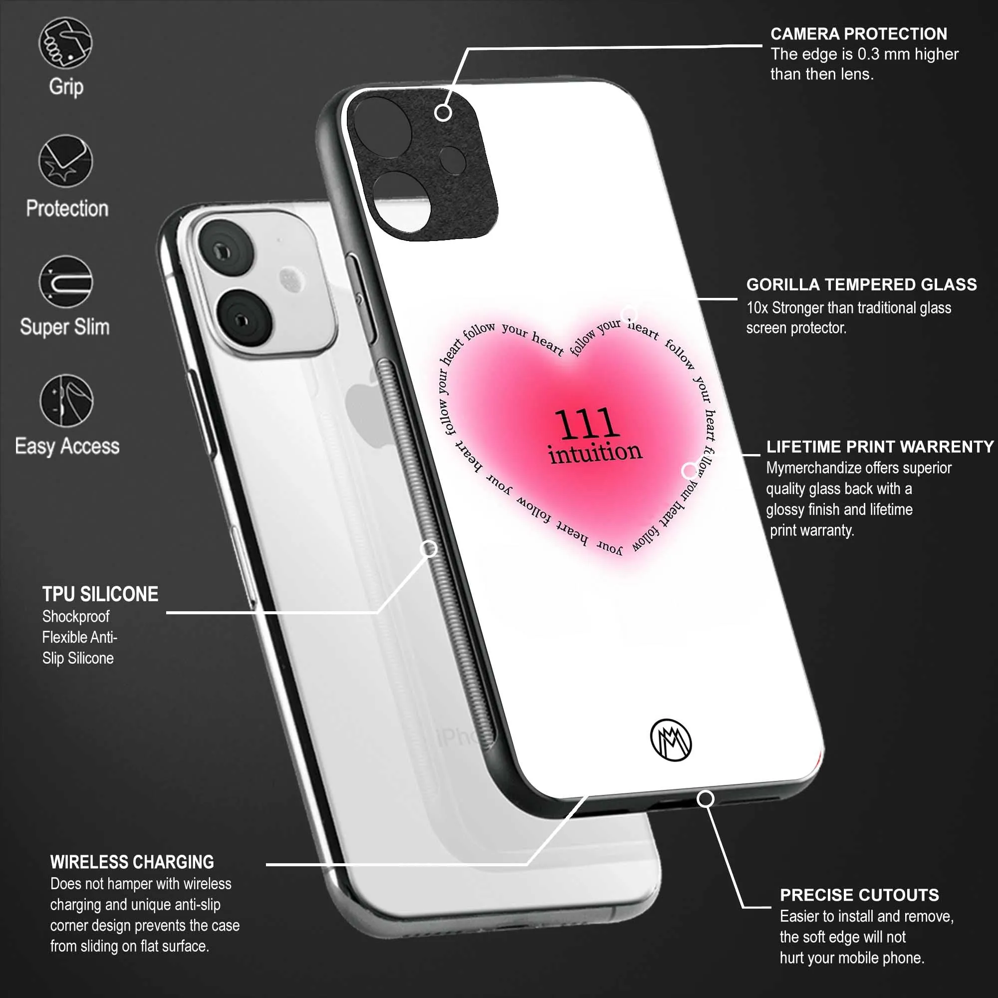 111 Intuition Phone Case for Oppo F11 | Glass Case