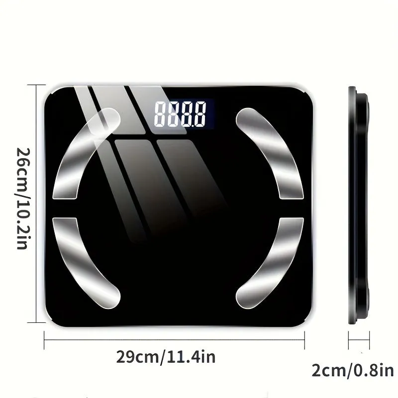 1pc Weight Scale, Household Small Electronic Scale, Precise Charging, Human Body Scale, Household Body Fat Scale, High-precision Weighing Scale, Electric Scale