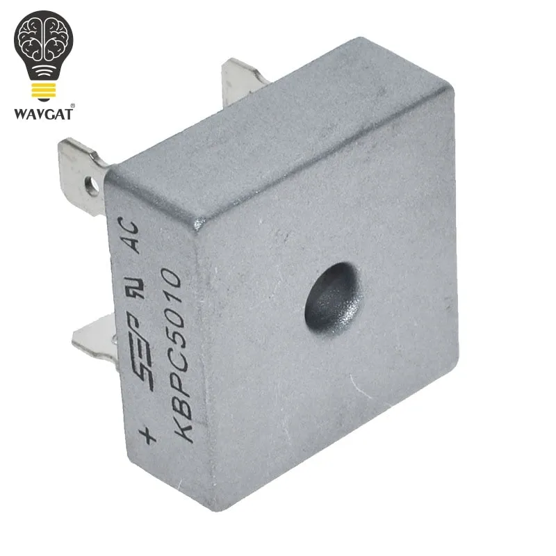 1PCS KBPC5010 diode bridge rectifier diode 50A 1000V KBPC 5010 power rectifier diode electronica componentes