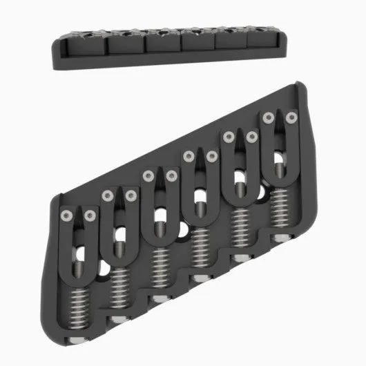 6 String Multi-Scale Fixed Guitar Bridge