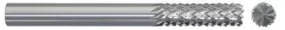 781-001001: 1/16 in. Dia., 3/16 in. Length Of Cut, 1-1/2 in. Overall Length Carbide Router Mill; Diamond Cut, Style B- Burr End Cut, BRIGHT, USA