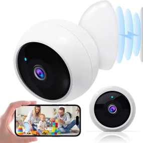 AMTIFO Security Cameras Wireless Outdoor Magnetic: Install-Free Smart Indoor 2K WiFi - Long Battery Life Powered Outdoor Camera Wireless with AI Motion Detection