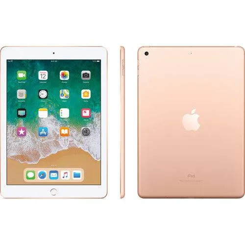 Apple 9.7&quot; iPad (Early 2018, 128GB, Wi-Fi Only, Gold)