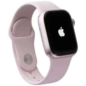 Apple Watch Series 9 (GPS Only) A2978 41mm Pink Al/Light Pink Sp Band (S/M)