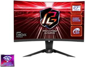 Asrock 27" Phantom Gaming QHD Curved Gaming Monitor