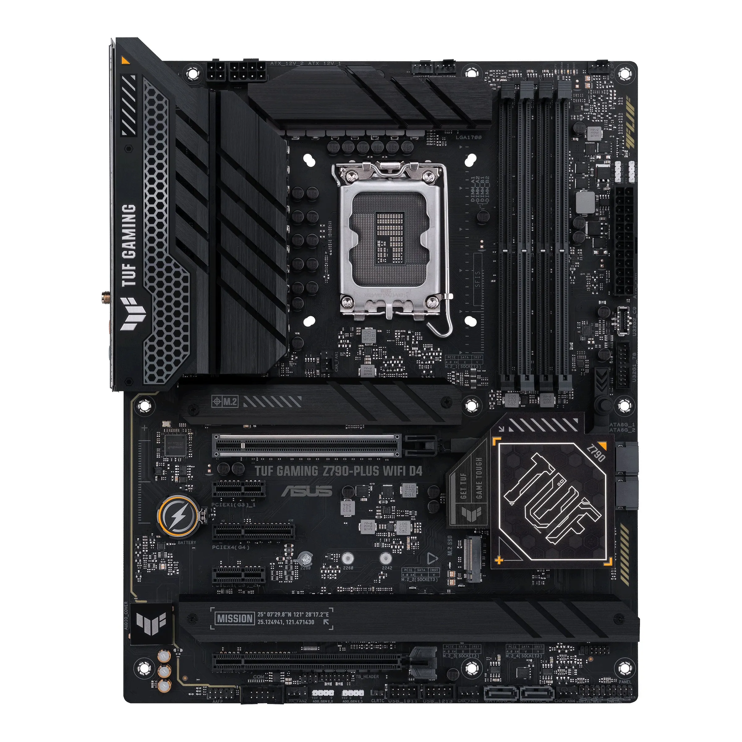 Asus Tuf Gaming Z790-Plus Wifi D4 - Motherboard - Atx - Lga1700 Socket - Z790 Chipset - Usb 3.2 Gen 1, Usb 3.2 Gen 2, Us