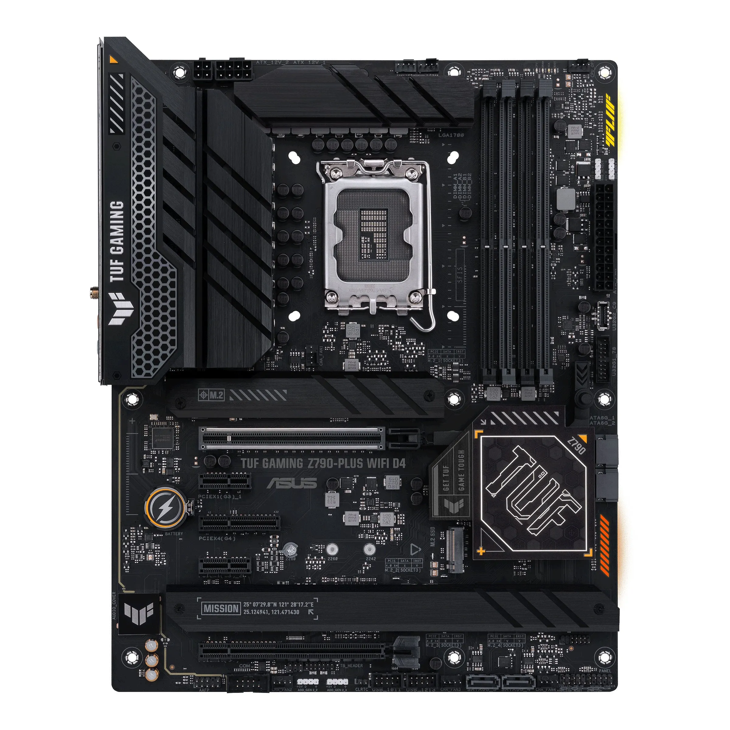 Asus Tuf Gaming Z790-Plus Wifi D4 - Motherboard - Atx - Lga1700 Socket - Z790 Chipset - Usb 3.2 Gen 1, Usb 3.2 Gen 2, Us