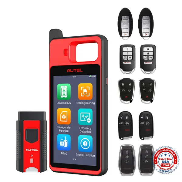 AUTEL - KM100 & Universal Key Tool & Generator with MaxiVCI V200 Kit   8 Autel Universal Keys