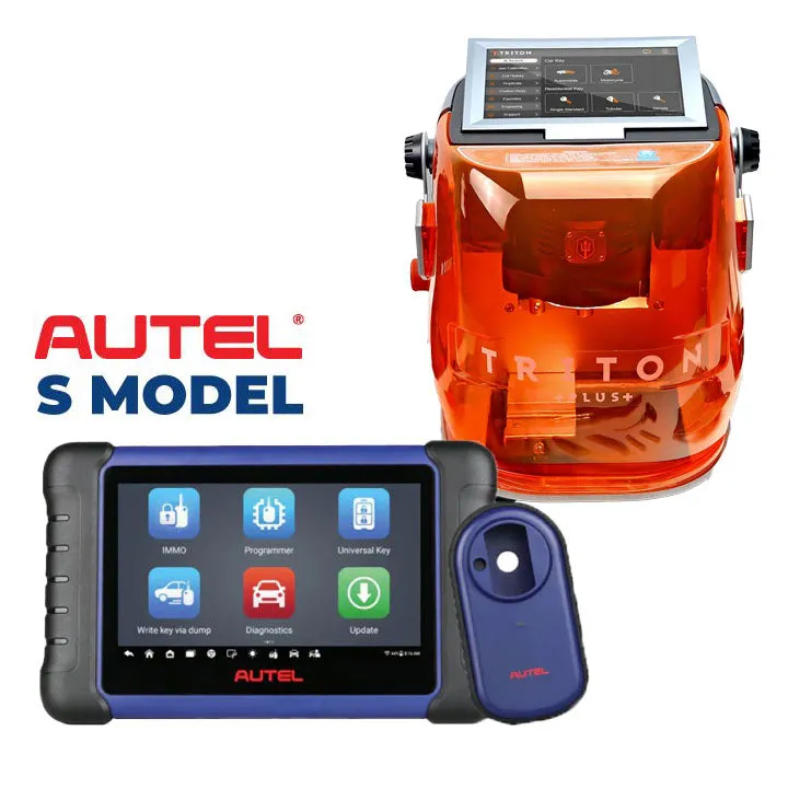 Autel - MaxiIM IM508S (Autel USA)   Triton PLUS (Ultimate Edition) - Key Cutting and Programming Bundle