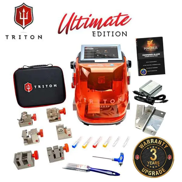 Autel - MaxiIM IM508S (Autel USA)   Triton PLUS (Ultimate Edition) - Key Cutting and Programming Bundle