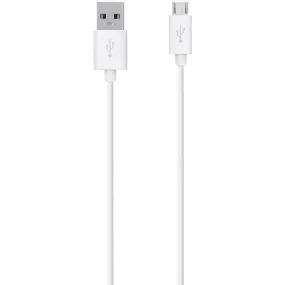 BELKIN F2CU012bt04-WHT MIXIT? Tangle-Free Micro USB Charge & Sync Cable, 4ft (White)