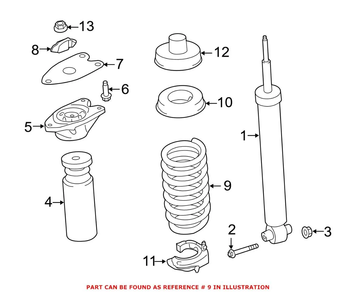 BMW Coil Spring – Rear 33536851726