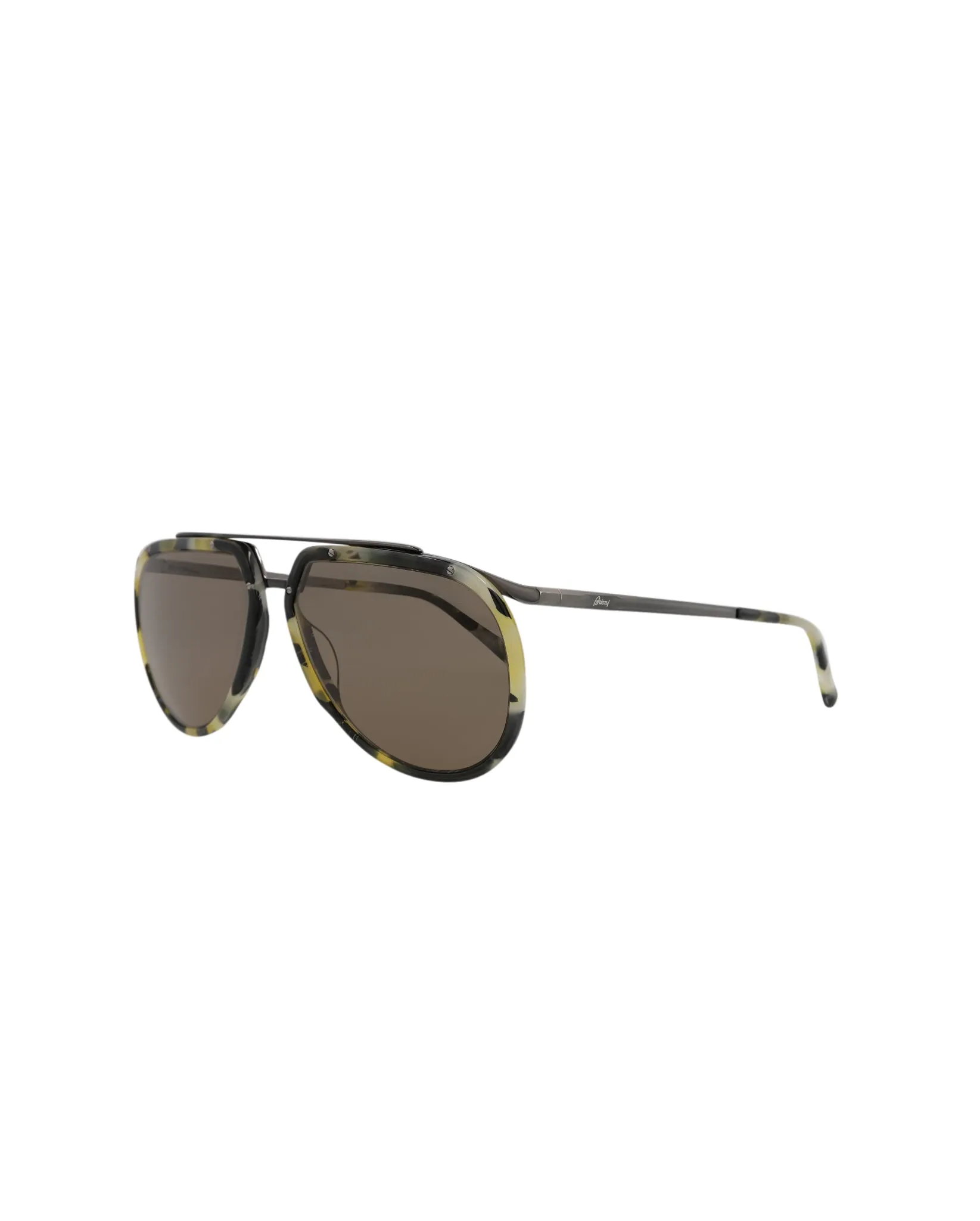 Brioni Aviator-Frame Acetate Sunglasses, Style #  BR0084S-30008724004