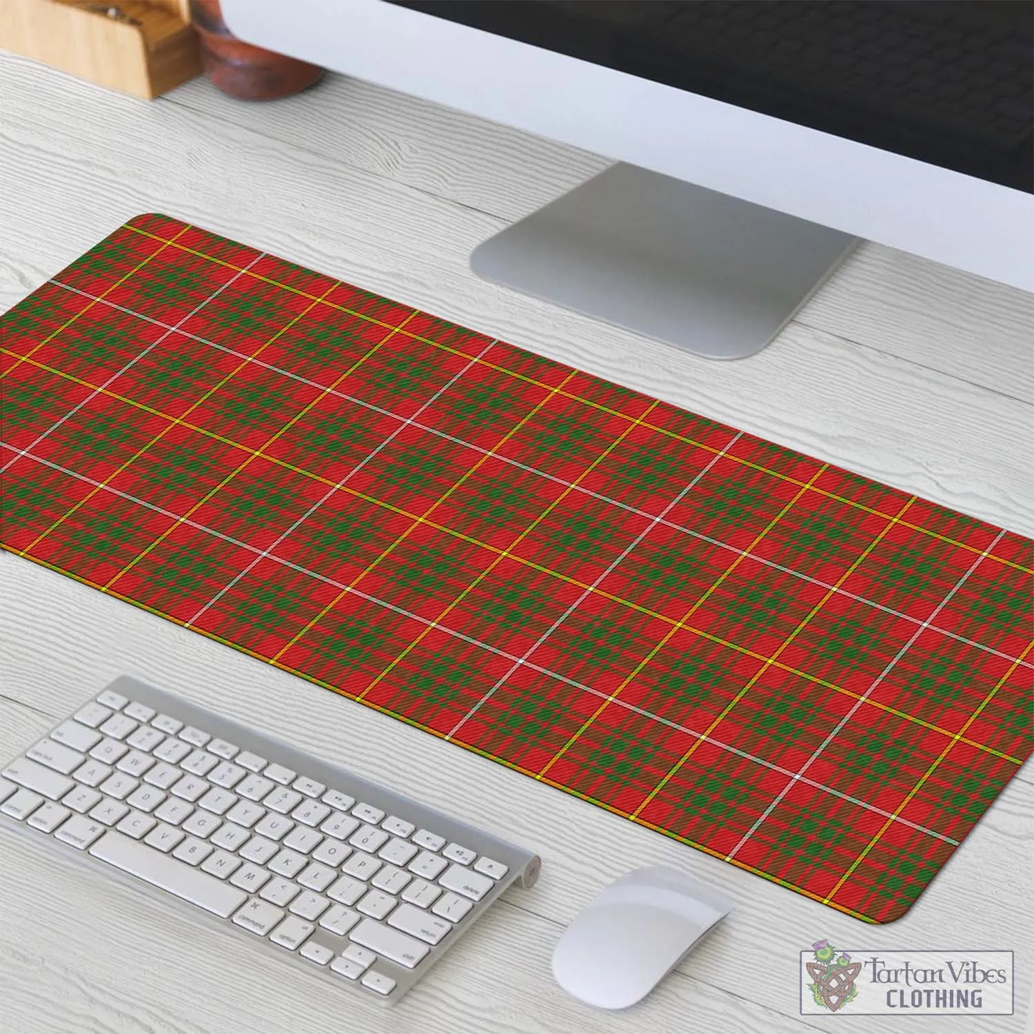 Bruce Modern Tartan Mouse Pad