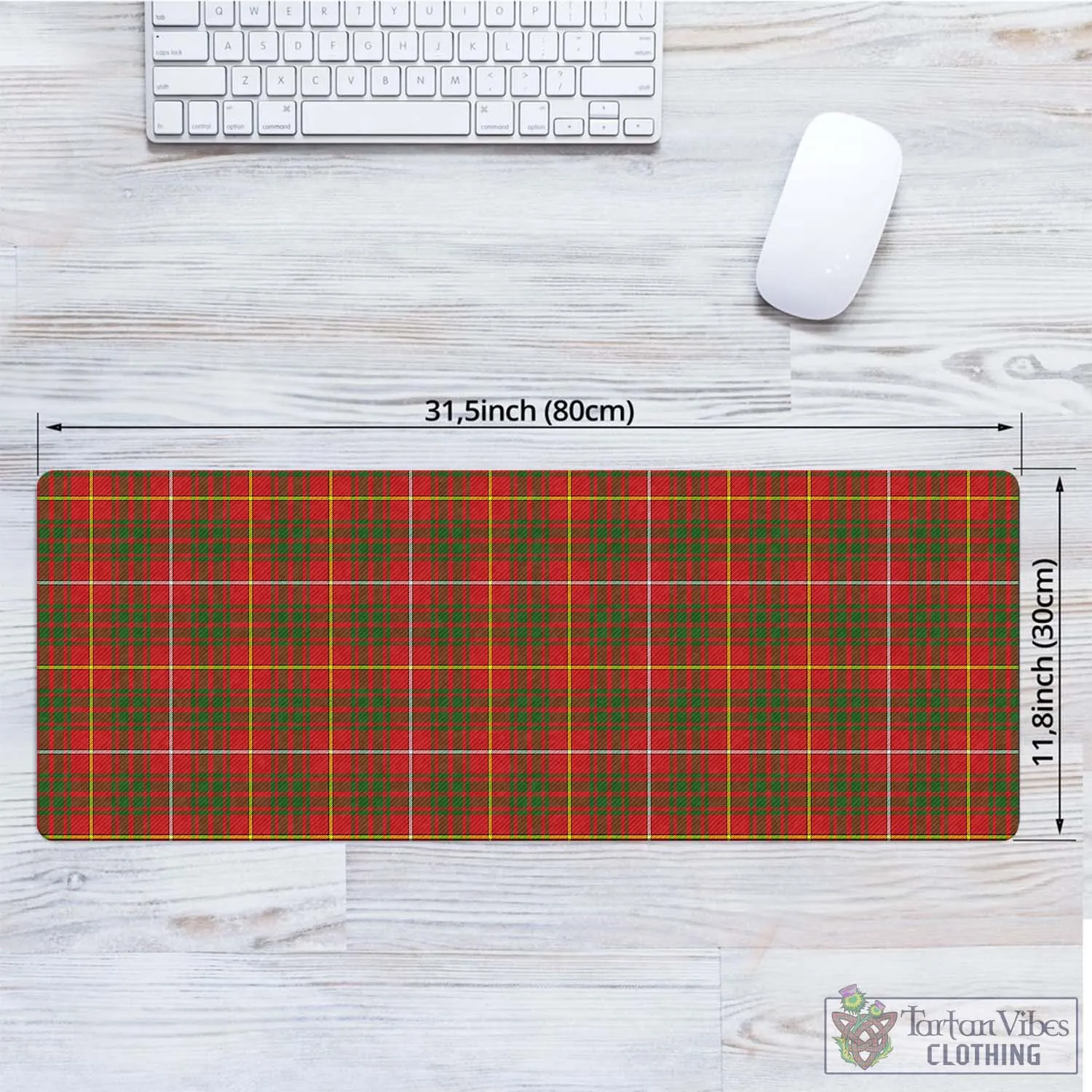 Bruce Modern Tartan Mouse Pad