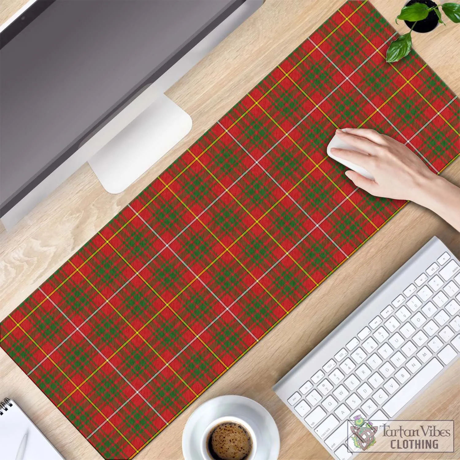 Bruce Modern Tartan Mouse Pad