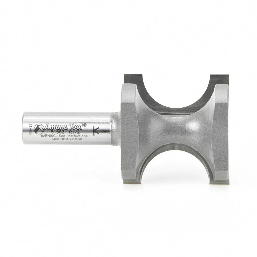 Bullnose Router Bit | 1⁄2 Radius x 1 11⁄16 Dia x 1 9⁄16 x 1⁄2"Shank | 51562 | 738685155622