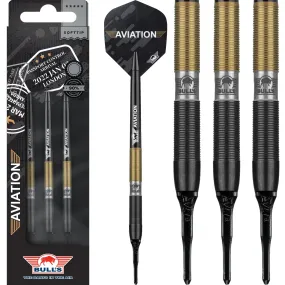 Bulls Aviation Darts - Soft Tip - Ringed - Black and Gold