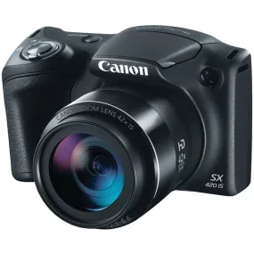 CANON 1068C001 20.0-Megapixel PowerShot(R) SX420 IS Digital Camera (Black)