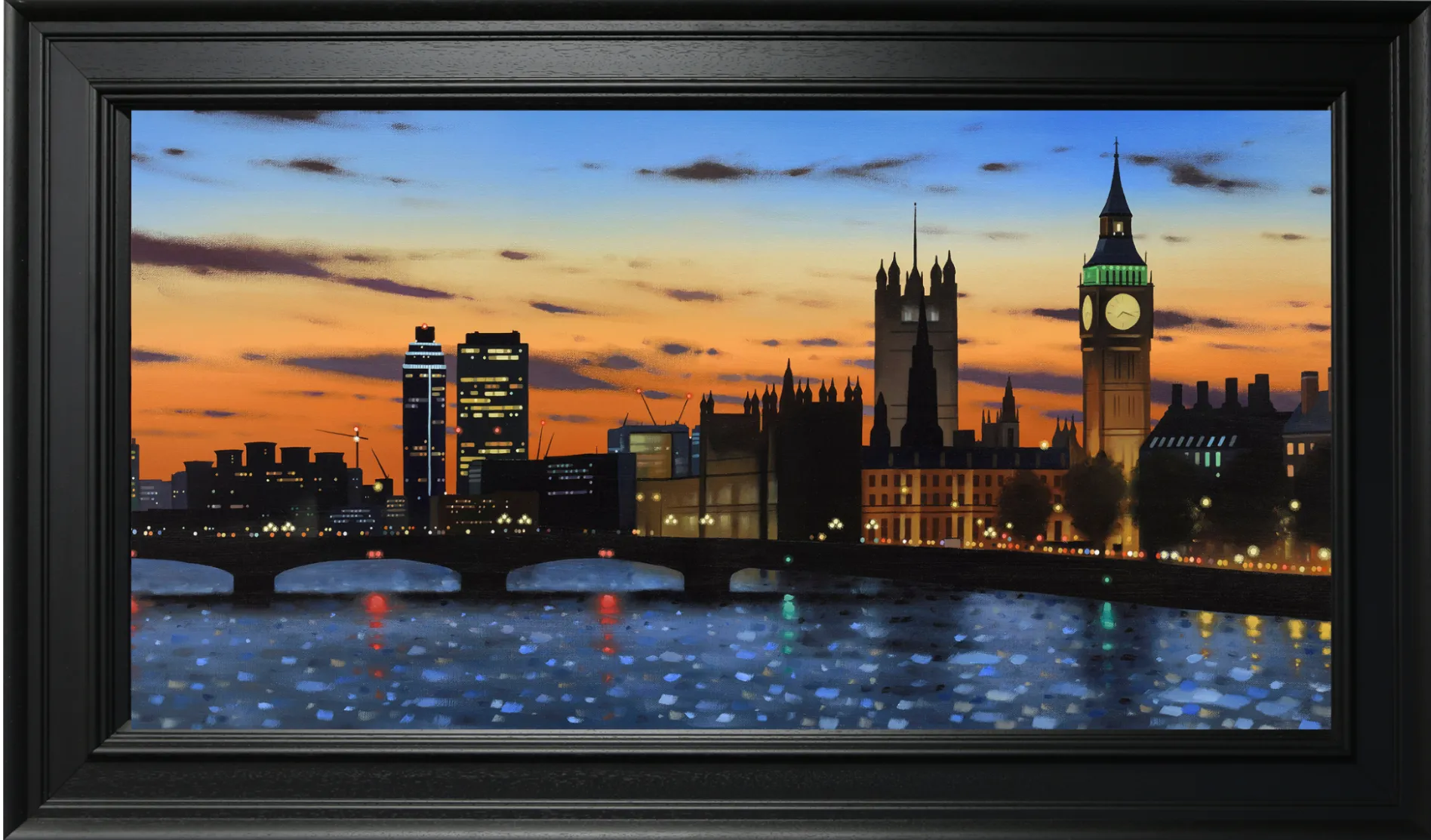 Capital Dusk Canvas by Neil Dawson