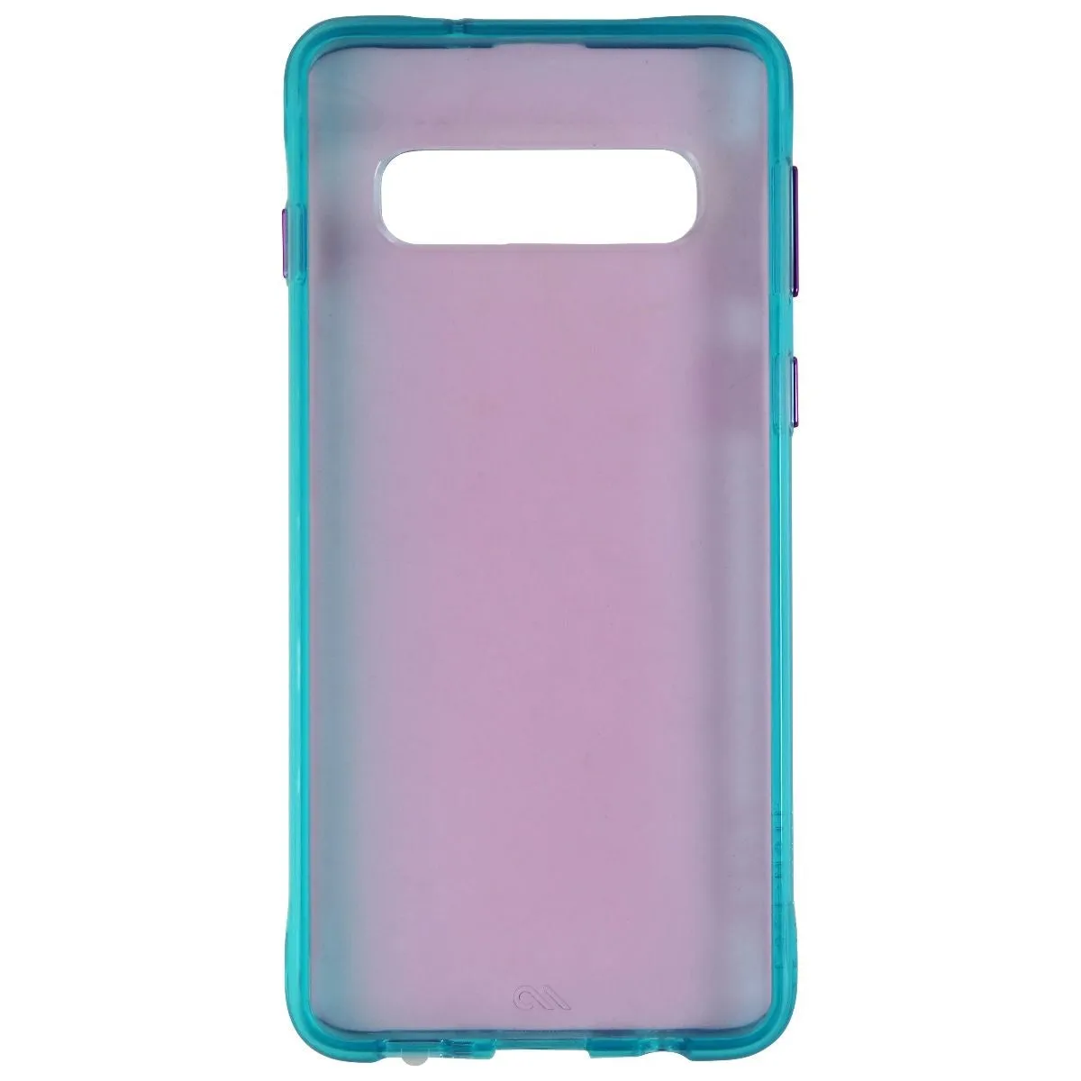 Case-Mate Neon Slim Hard Case for Samsung Galaxy S10 - Neon Purple / Turquoise