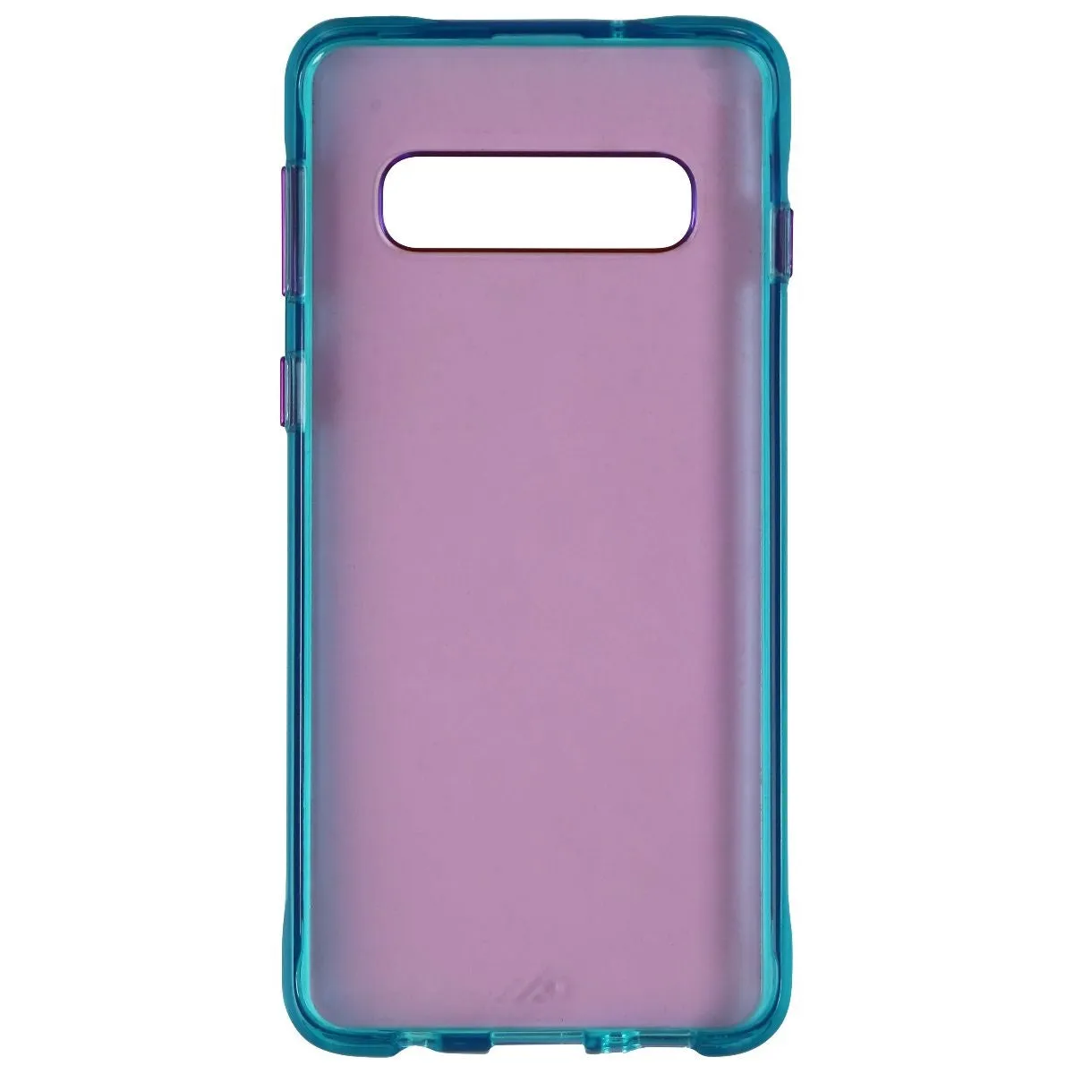 Case-Mate Neon Slim Hard Case for Samsung Galaxy S10 - Neon Purple / Turquoise