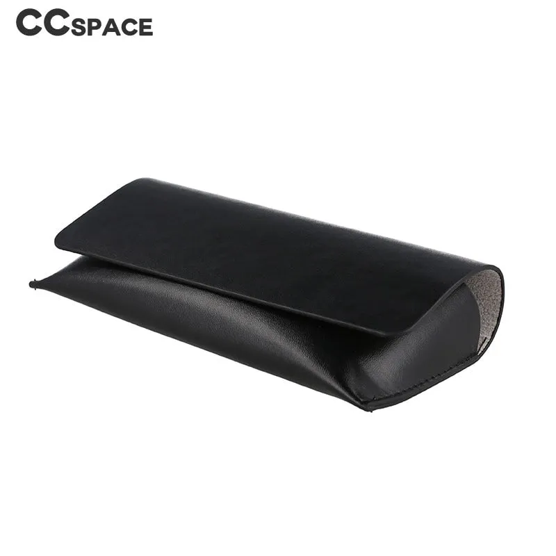 CCSpace Unisex Large PU Leather Eyeglasses Case 51105