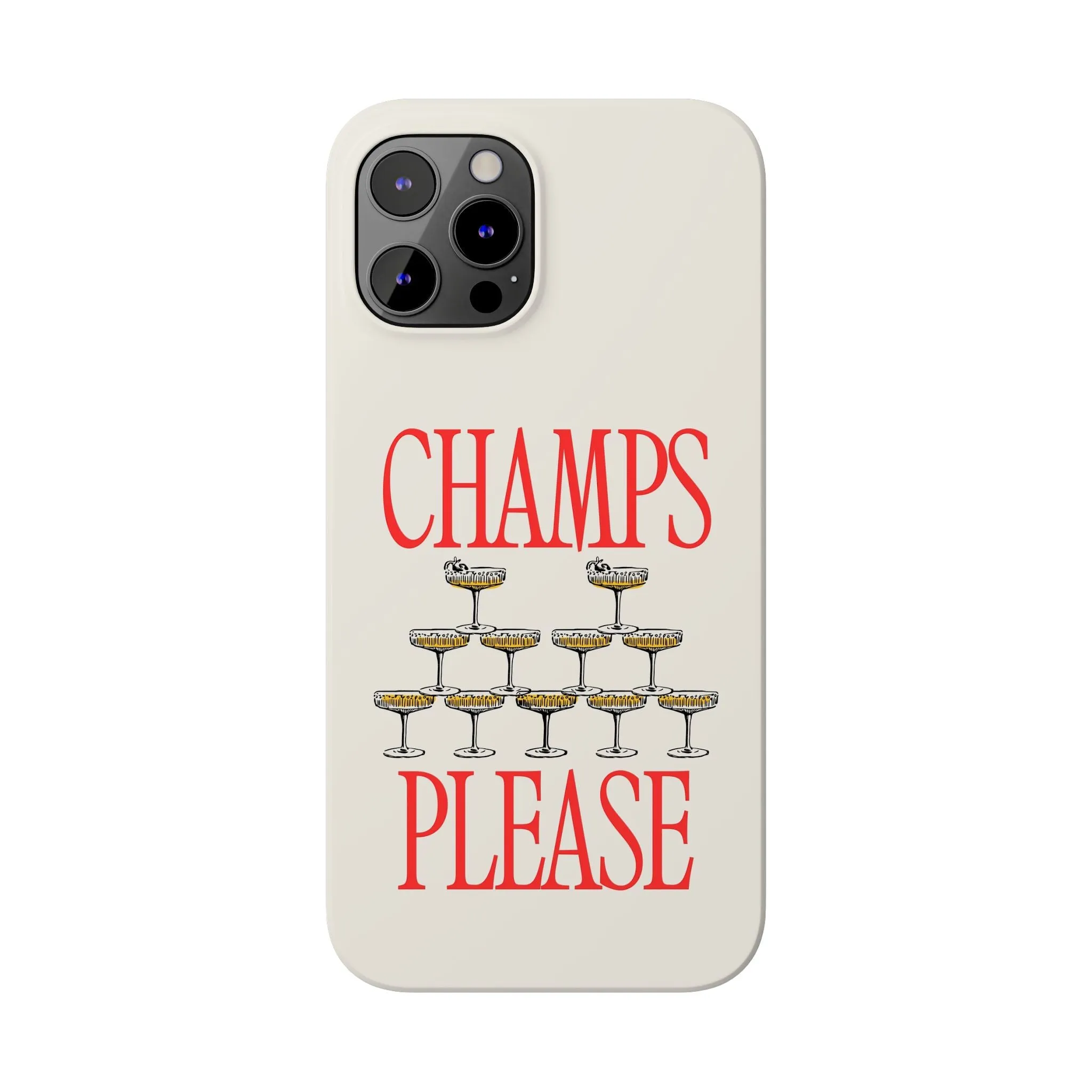 Champs Please iPhone Case