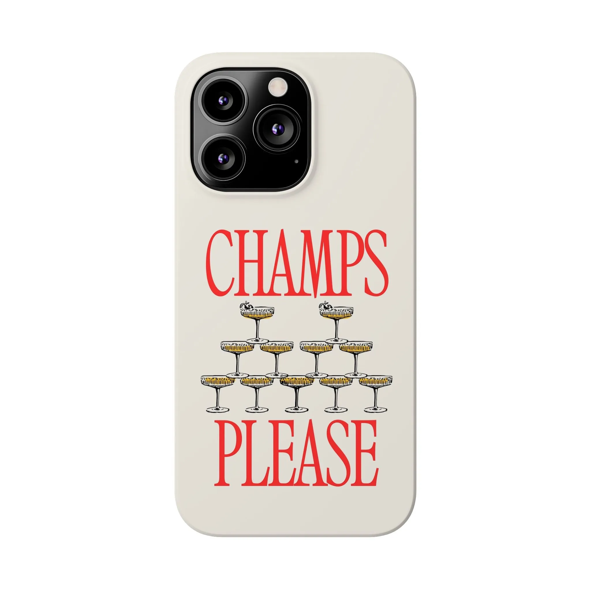 Champs Please iPhone Case