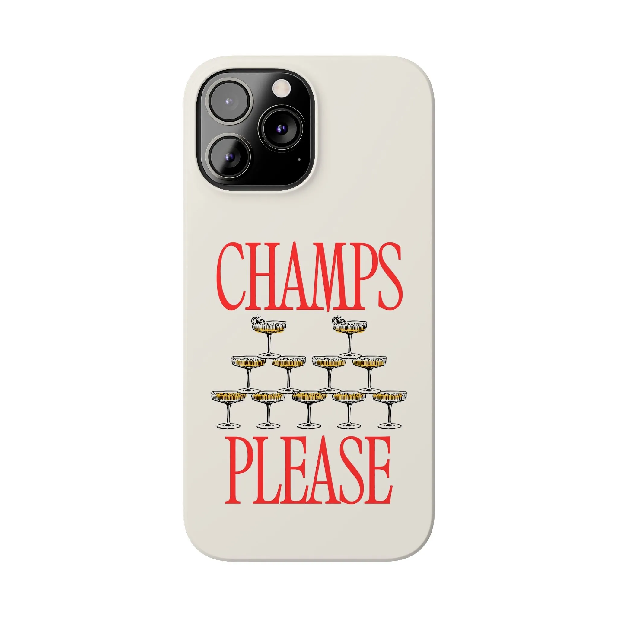 Champs Please iPhone Case