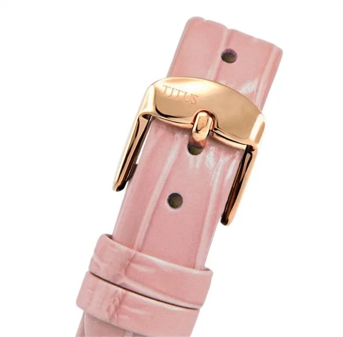 Chandelier 3 Hands Date Quartz Leather Women Watch W06-03191-003