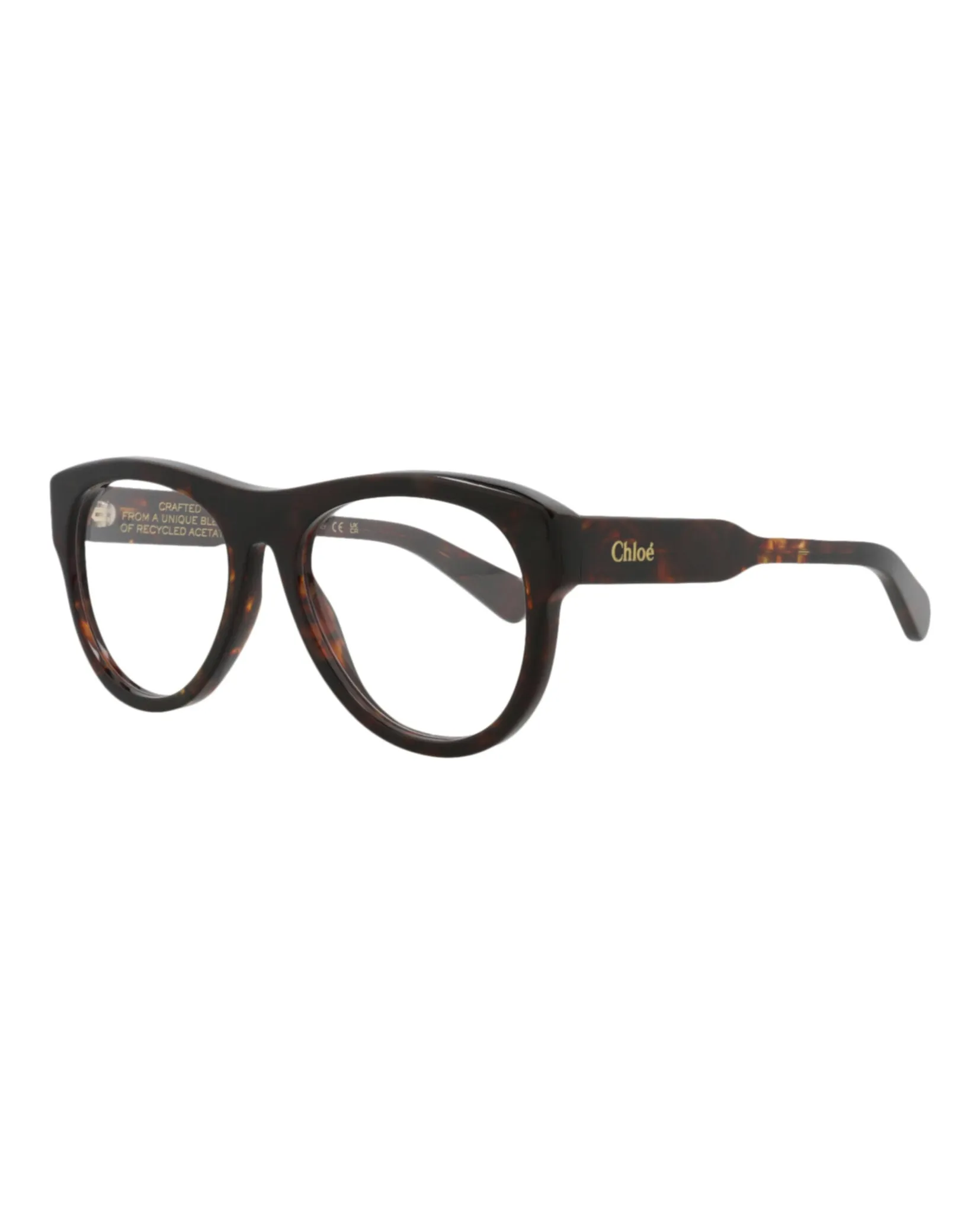 Chloe Round-Frame Recycled Acetate Optical Frames