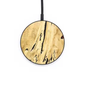 Circle Burl Wood Wireless Charger - Goldie (Wood Burl, 655364)