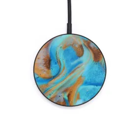 Circle ResinArt Wireless Charger - Xu (Teal & Gold, 605067)