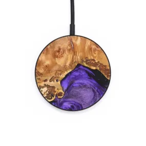 Circle Wood Resin Wireless Charger - Asia (Purple, 671677)