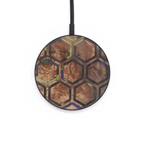 Circle Wood Resin Wireless Charger - Bart (Pattern, 695747)