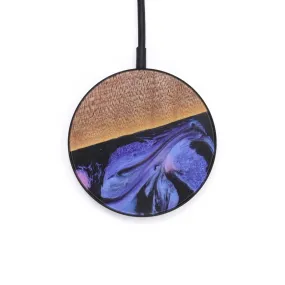 Circle Wood Resin Wireless Charger - Callan (Purple, 611768)