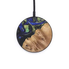 Circle Wood Resin Wireless Charger - Clyde (Green, 695725)