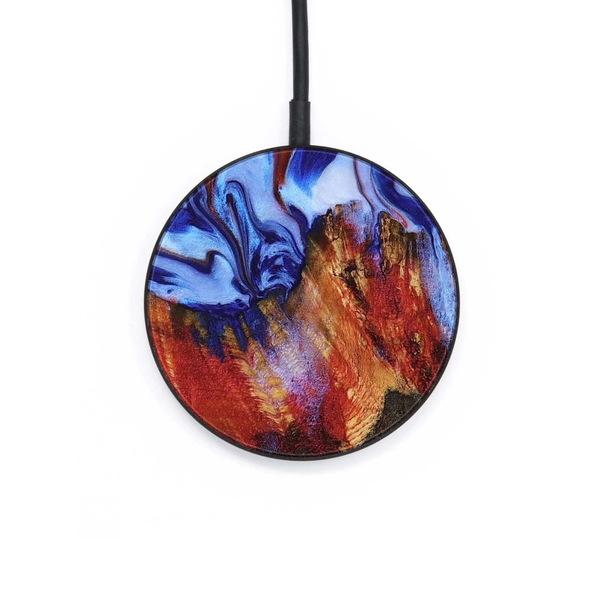 Circle Wood Wireless Charger - Bharat (Fire & Ice, 734267)