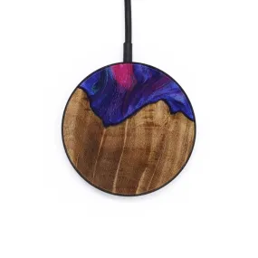 Circle Wood Wireless Charger - Ciaran (Purple, 730664)