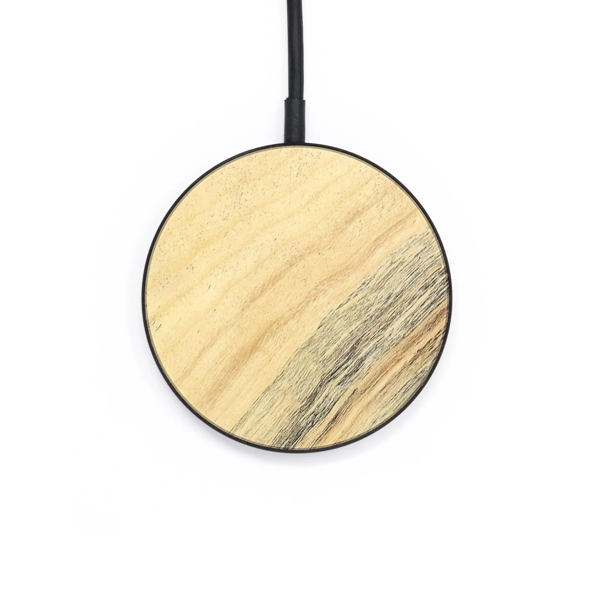 Circle Wood Wireless Charger - Daniel (Wood Burl, 726595)