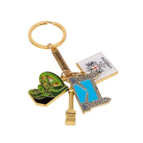 City Of London 4 Charm Keyring