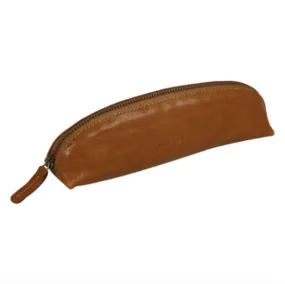 Clairefontaine Leather Pencil Pouch - Cognac