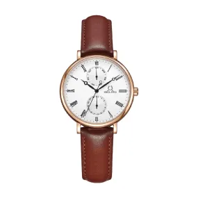 Classicist Multi-Function Quartz Leather Women Watch W06-03199-005