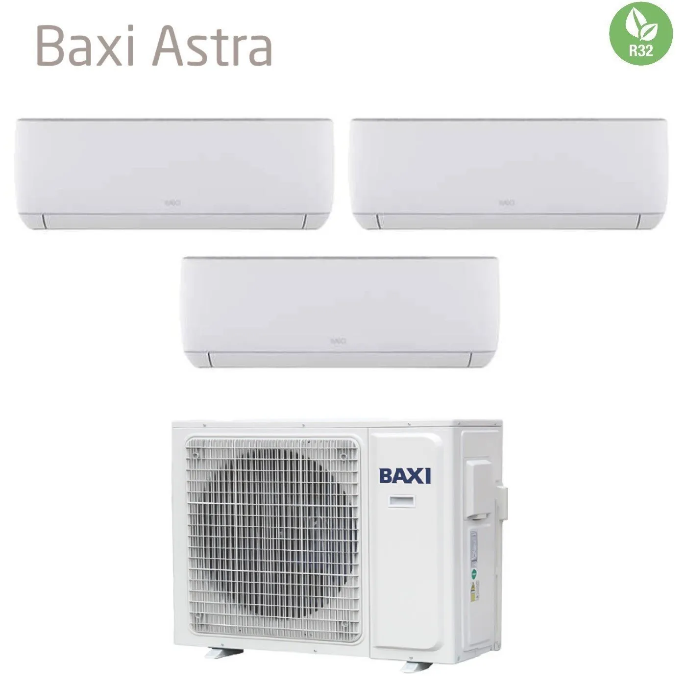 Climatizzatore Condizionatore Baxi Trial Split Inverter serie ASTRA 7 7 7 con LSGT60-3M R-32 Wi-Fi Optional 7000 7000 7000 - Novità