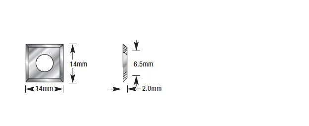 CNC Insert Knives | 14 x 14 x 2mm | SCK-70 | 738685343708