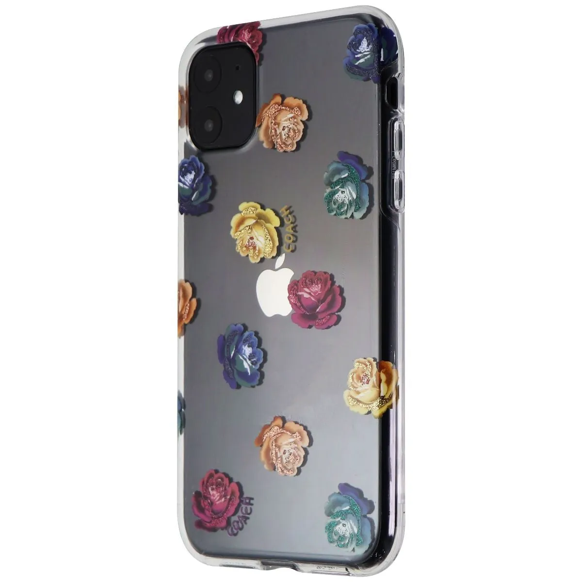 Coach Dreamy Peony Hybrid Case for Apple iPhone 11 - Clear/Rainbow/Glitter